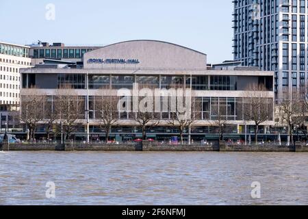 Royal Festival Hall, South Bank, Londres, Angleterre Banque D'Images