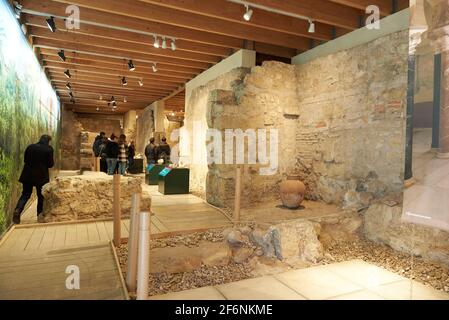 Cordoue, Andalousie. Espagne, décembre 28 2016, Baños del Alcázar Califal Banque D'Images