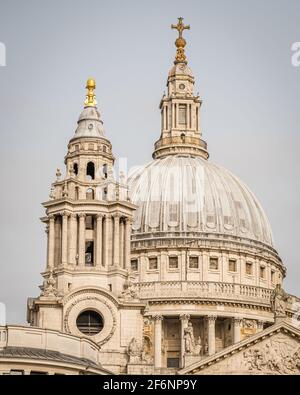 La Cathédrale St Paul, à Londres Banque D'Images