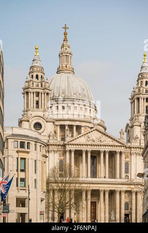 La Cathédrale St Paul, à Londres Banque D'Images