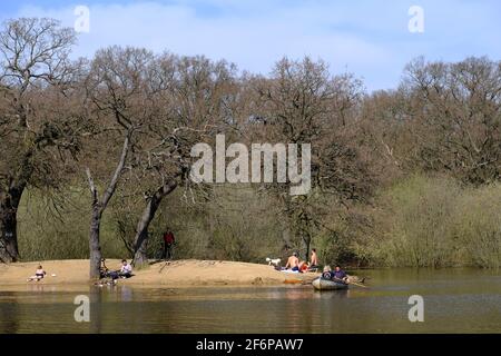 Hollow Pond, Londres, Royaume-Uni Banque D'Images