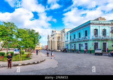 La vie quotidienne à Santa Clara, Cuba, année 2016 Banque D'Images