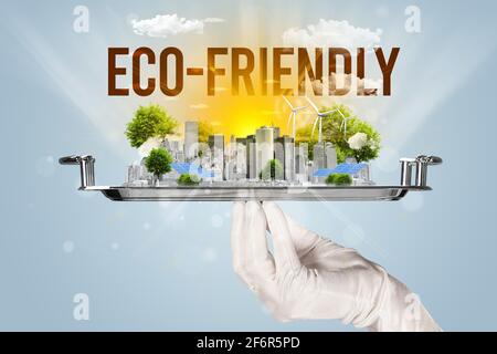 Concept éco-urbain pour serveur