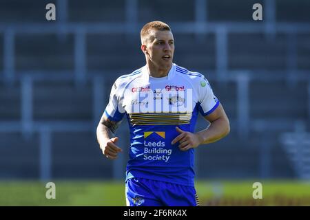 Alex Mellor (11) de Leeds Rhinos in, le 4/2/2021. (Photo de Craig Thomas/News Images/Sipa USA) crédit: SIPA USA/Alay Live News Banque D'Images