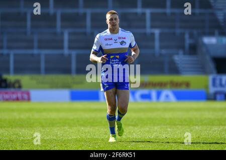Alex Mellor (11) de Leeds Rhinos in, le 4/2/2021. (Photo de Craig Thomas/News Images/Sipa USA) crédit: SIPA USA/Alay Live News Banque D'Images
