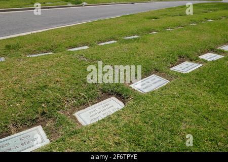 Glendale, Californie, États-Unis 31 mars 2021 UNE vue générale de l'atmosphère de l'acteur Mitchell Lewis grave au Forest Lawn Memorial Park le 31 mars 2021 à Glendale, Californie, États-Unis. Il était dans 175 films et connu pour jouer le capitaine des sorcières méchants de la garde de Winkie dans le magicien d'Oz. Photo par Barry King/Alay stock photo Banque D'Images