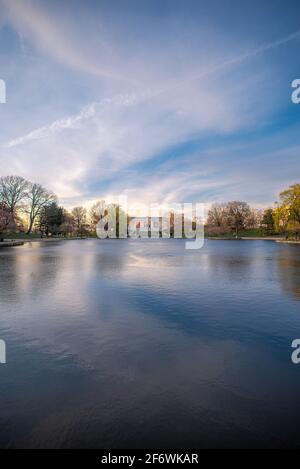 Cleveland Museum of art sur le lagon de la Wade Banque D'Images