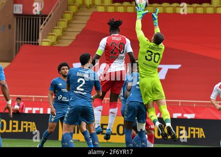 Monaco. 03ème avril 2021. FOOTBALL : COMME Monaco contre FC Metz - Ligue 1 Uber Eats - Monaco le 3 avril 2021. (Photo de Lionel Urman/Sipa USA) crédit: SIPA USA/Alay Live News Banque D'Images