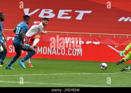 Monaco. 03ème avril 2021. FOOTBALL : COMME Monaco contre FC Metz - Ligue 1 Uber Eats - Monaco le 3 avril 2021. (Photo de Lionel Urman/Sipa USA) crédit: SIPA USA/Alay Live News Banque D'Images