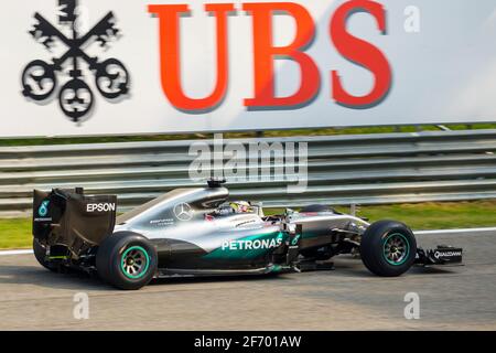 Lewis Hamilton 2016 Banque D'Images