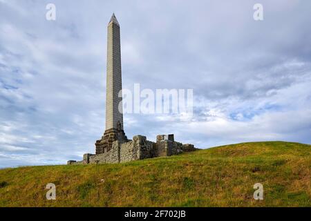 Monument Sir John Logan Campbell sur One Tree Hill Auckland Nouvelle-Zélande Banque D'Images