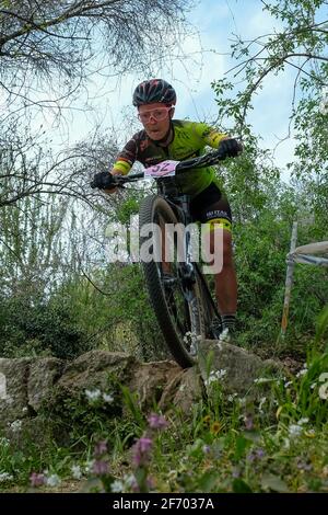 Vérone, Italie. 03ème avril 2021. (52) Elena Lazzarin - (ITA) pendant Verona MTB International XCO - Elite Woman Category, MTB - Mountain Bike à Verona, Italie, avril 03 2021 crédit: Independent photo Agency/Alay Live News Banque D'Images