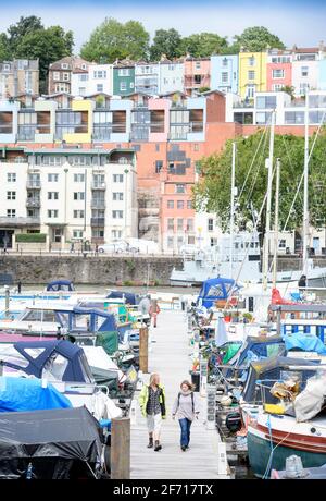Le port de plaisance de Bristol, Royaume-Uni Banque D'Images