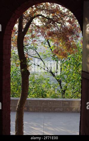 Temple de Longquan, Shijiazhuang, Chine Banque D'Images