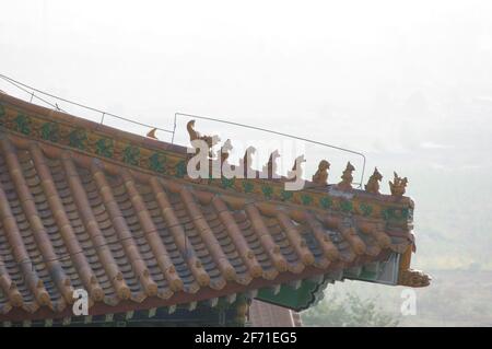 Temple de Longquan, Shijiazhuang, Chine Banque D'Images