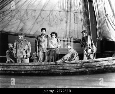 IAN HUNTER J. EDWARD BROMBERG CLARK PIGNON JOAN CRAWFORD ALBERT DEKKER et JOHN ARLEDGE dans ÉTRANGE CARGO 1940 réalisateur FRANK BORZAGE Metro Goldwyn Mayer Banque D'Images