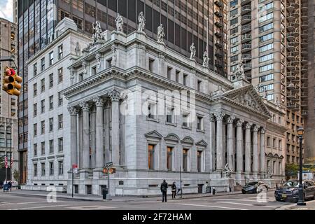 Division d'appel Cour suprême de l'État de New York, située au 35 East 25th Street, en face de Madison Avenue depuis Madison Square Park. Banque D'Images