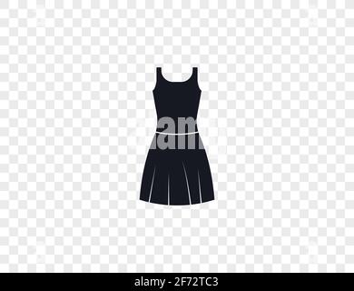 Robe, robe féminine, icône jupe. Illustration vectorielle. Illustration de Vecteur