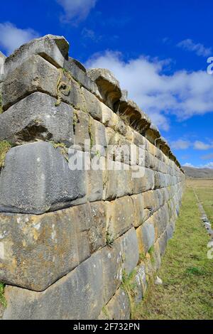 Ruines de Huanuco Pampa, centre administratif de l'Inca, province de dos de Mayo, Pérou Banque D'Images