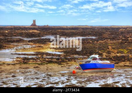 La Rocque, Seymour Tower, Grouville, Jersey, Royaume-Uni Banque D'Images