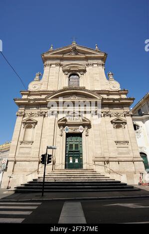 Italie, Rome, église Santa Maria della Vittoria Banque D'Images