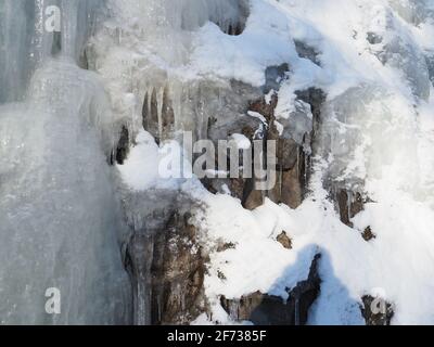 Rideaux en glace Banque D'Images