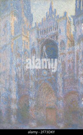 Claude Monet, Cathédrale de Rouen, façade ouest, 1894, huile sur toile, National Gallery of Art, Washington, DC, États-Unis Banque D'Images