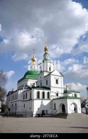 Le temple en l'honneur des Pères Saints des sept conseils œcuméniques est le principal sanctuaire du monastère Saint-Daniel de Moscou. Russie. Banque D'Images