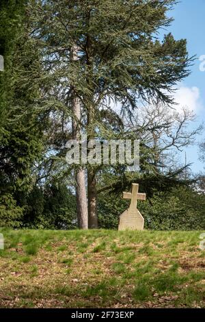 Le cimetière militaire de Netley est un cimetière militaire permanent. Il contient les restes de militaires tombés des deux guerres mondiales Banque D'Images