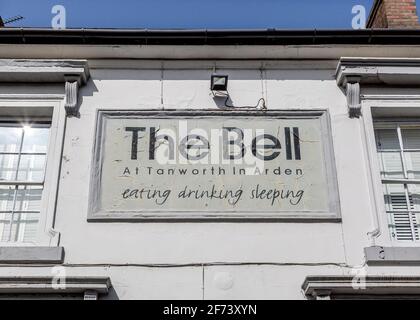 Le pub Bell à Tanworth à Arden, Warwickshire, Angleterre. Banque D'Images