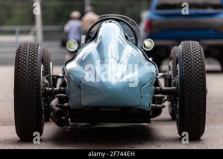 Pierre Levegh Talbot Lago T26C au circuit de Mont-Tremblant, propriété de Lawrence Stroll, Québec, Canada Banque D'Images