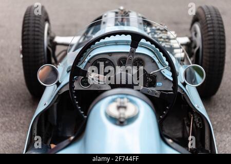 Pierre Levegh Talbot Lago T26C au circuit de Mont-Tremblant, propriété de Lawrence Stroll, Québec, Canada Banque D'Images