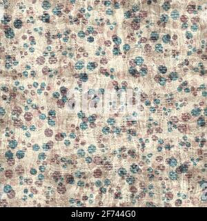 Motif bleu rose crème et bleu marine sans couture Banque D'Images