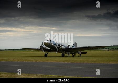 Daks Over Duxford, D-Day75 Banque D'Images