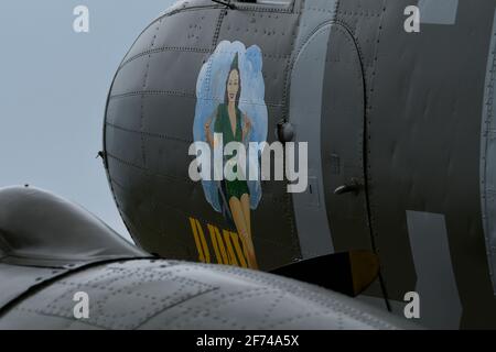 Daks Over Duxford, D-Day75 Banque D'Images