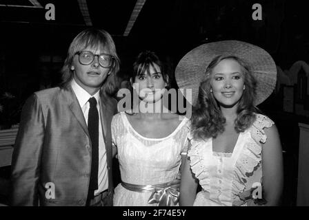 Freddie Moore, demi Moore et Janine Turner 6 juillet 1982 crédit: Ralph Dominguez/MediaPunch Banque D'Images