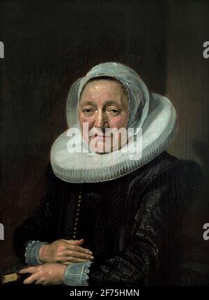 Portrait d'une femme de 57 ans, par Frans Hals, 1639, Musée Boijmans van Beuningen, Rotterdam, Pays-Bas, Europe Banque D'Images