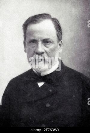 Louis Pasteur né en 1822 est décédé en 1895 Banque D'Images