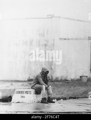 L'ouragan Betsy était un cyclone tropical intense et destructeur qui a causé des dommages étendus dans les régions de la Floride et du centre de la côte du golfe des États-Unis en septembre 1965. Banque D'Images