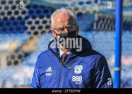 Sheffield, Royaume-Uni. 05 avril 2021. Mick McCarthy, directeur de Cardiff City, arrive à Hillsborough à Sheffield, Royaume-Uni, le 4/5/2021. (Photo de Mark Cosgrove/News Images/Sipa USA) crédit: SIPA USA/Alay Live News Banque D'Images