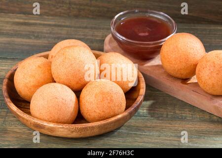 Buñuelos cuisine traditionnelle colombienne Banque D'Images