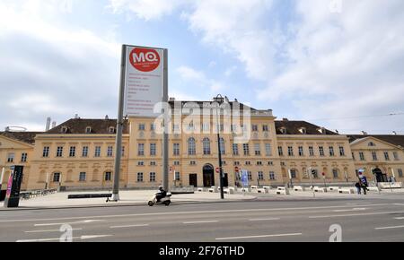 Les Musées quartier dans le 7ème arrondissement de Vienne, Autriche Banque D'Images