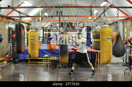 LE FITZROY LODGE AMATEUR BOXE CLUB À LAMBETH SOUTH LONDON OÙ LE CHAMPION DU MONDE DAVID HAY A COMMENCÉ LA BOXE. 22/6/2011 PHOTO DAVID ASHDOWN Banque D'Images