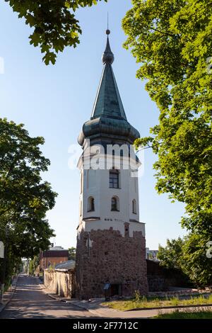 Tour Rathaus à Vyborg, Oblast de Leningrad, Russie. Banque D'Images