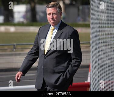 22/09/2020. Londres, Royaume-Uni. Président du Comité de 1922, Sir Graham Brady marche à Westminster. Crédit photo : George Cracknell Wright Banque D'Images