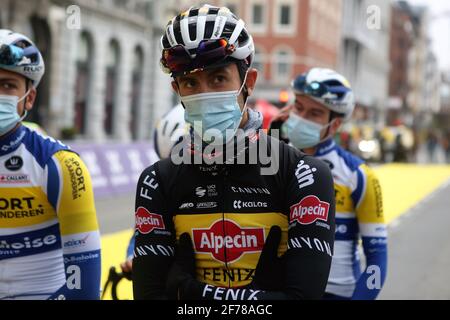 Dries de Bondt d'Alpecin - Fenix l'UCI ronde van Vlaanderen - Tour des Flandres 2021, course cycliste, Anvers - Oudenaarde le 4 avril 2021 à Oudenaarde, Belgique - photo Laurent Lairys / DPPI Banque D'Images