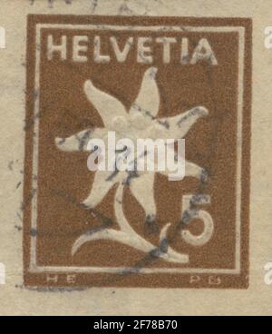 Timbre de l'Association philatéliste de Gösta Bodman, a commencé en 1950 Banque D'Images