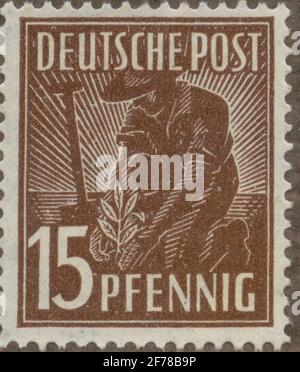 Timbre de l'Association philatéliste de Gösta Bodman, a commencé en 1950 Banque D'Images