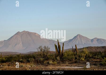 Volcan Las Tres Vírgenes Banque D'Images