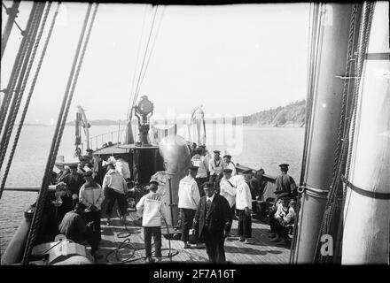 Queen Victoria images. Équipage, probablement au HMS Drott. Banque D'Images